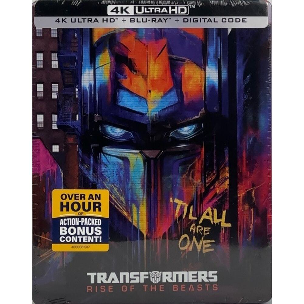 Transformers Rise of the Beasts 4K Ultra‎ HD Blu-ray + Digital Code